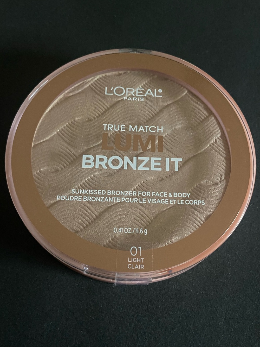 Loreal Paris True Match LUMI Bronze It Sunkissed Glow Bronzer # 01 Light Clair